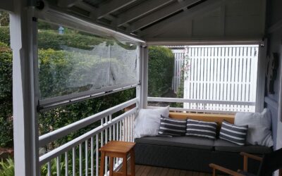 Clear PVC Ziptrak Awnings Bangalow, Byron Bay