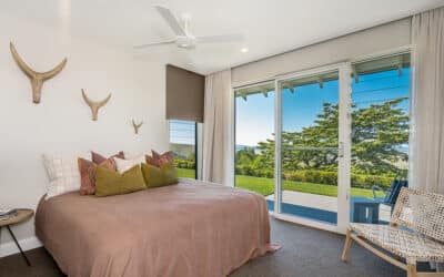 Shaped Plantation Shutters & Drapery – Byron Bay